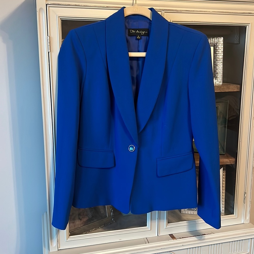 DN Design Cobalt Blue Blazer - size 4